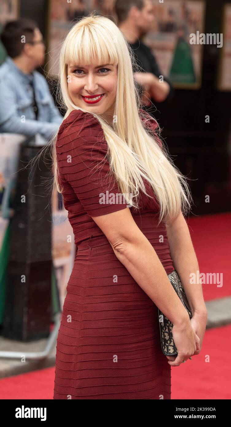 London, Großbritannien. 25.. September 2022. Genevieve Harris nimmt an der britischen Premiere von „Mrs Harris goes to Paris“ auf dem Curzon Mayfair am 25. September 2022 in London, England, Teil. Foto von Gary Mitchell/Alamy Live News Stockfoto