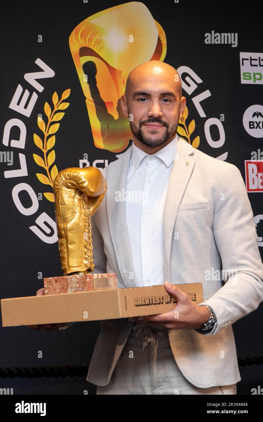 Francesco Pdera im Bild während der Golden Gloves Boxing Award Show, Sonntag, 25. September 2022 in Brüssel. BELGA FOTO HATIM KAGHAT Stockfoto