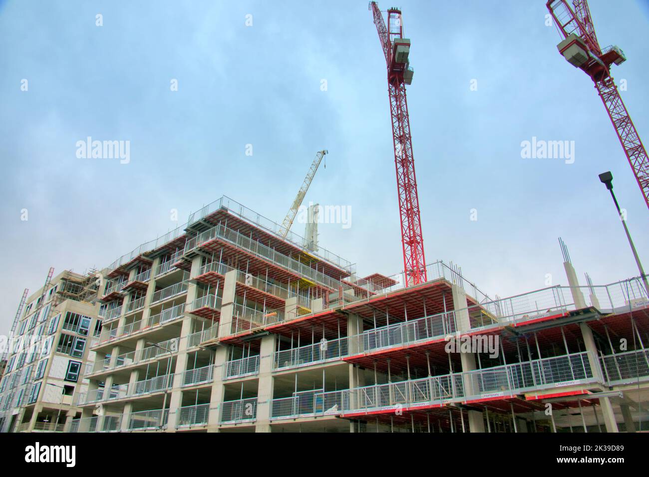 Construction argyle Street Glasgow, Schottland, Großbritannien Stockfoto