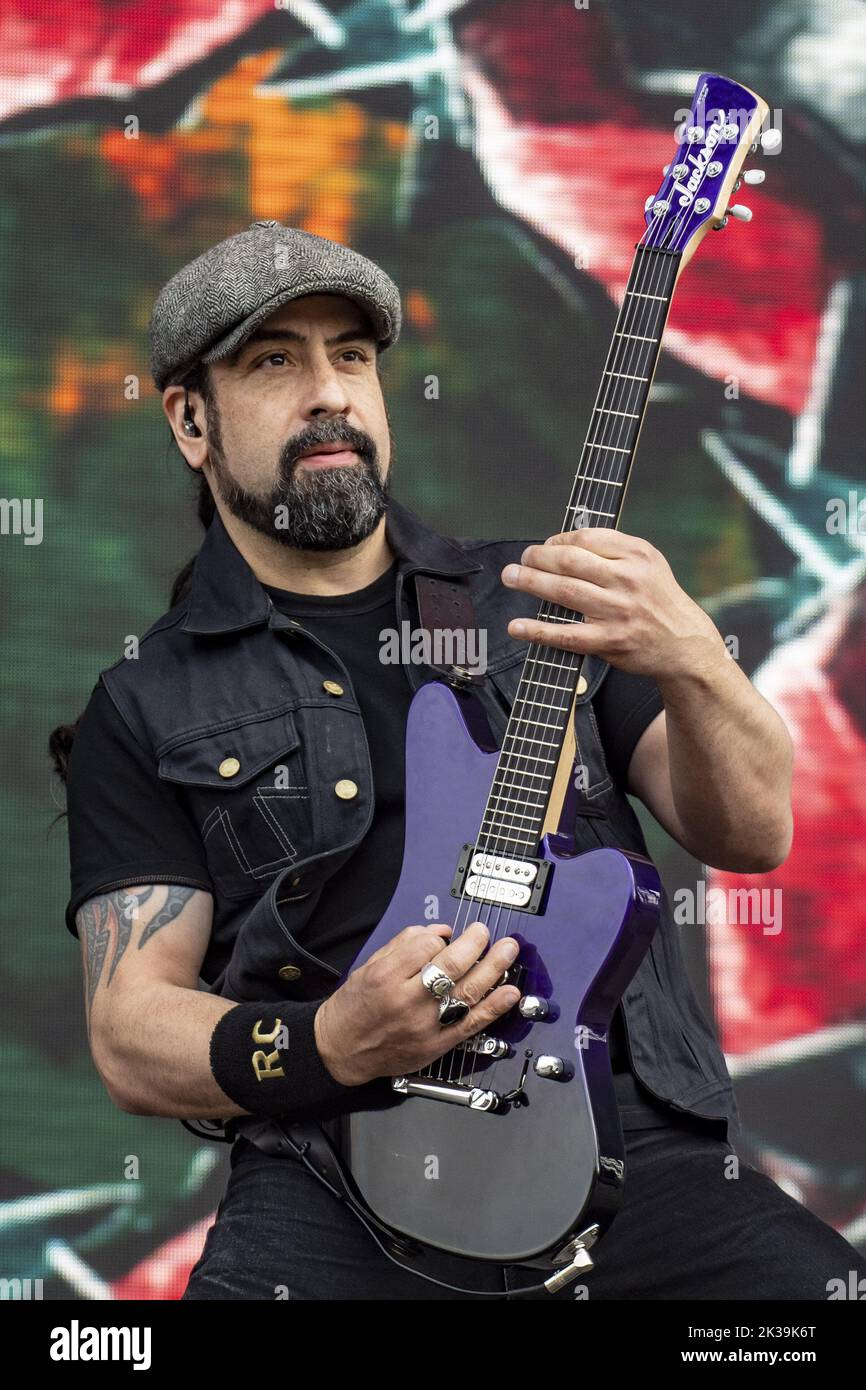 CASTLE DONINGTON: Download Festival Day 3 mit: Rob Caggiano wo: Castle Donington, Großbritannien Wann: 12 Jun 2022 Credit: Neil Lupine/WENN Stockfoto