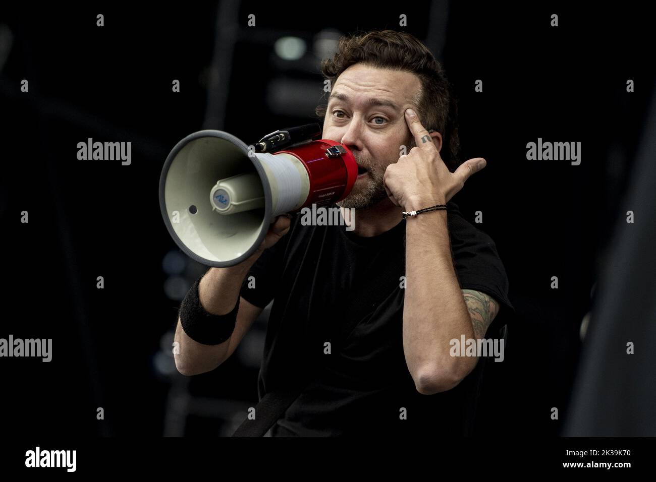 CASTLE DONINGTON: Download Festival Day 3 mit: Tim McIlrath wo: Castle Donington, Großbritannien Wann: 12 Jun 2022 Credit: Neil Lupine/WENN Stockfoto