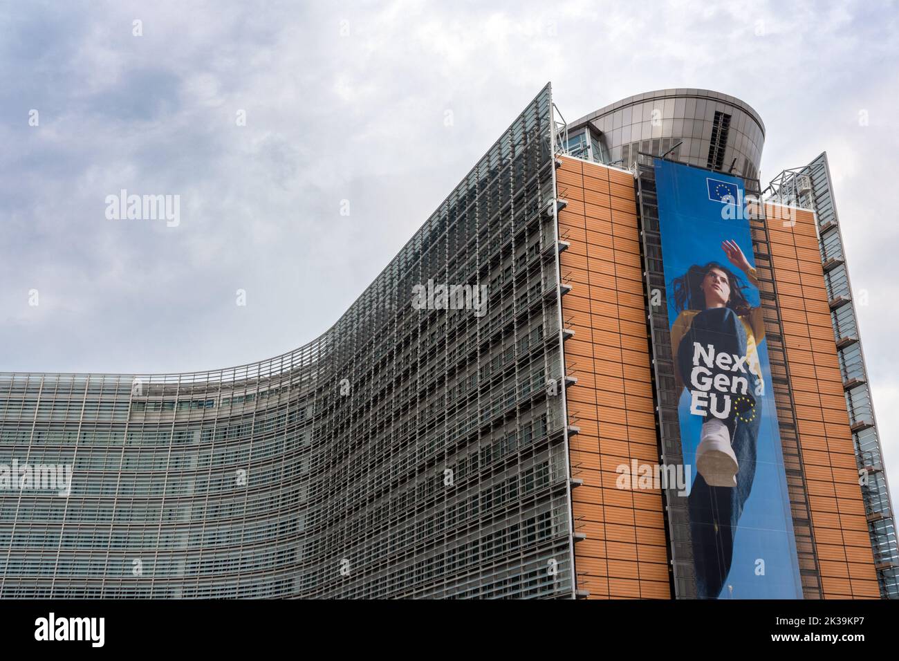 Brüssel, Belgien - 10. September 2022: Hauptsitz Der Europäischen Kommission Stockfoto