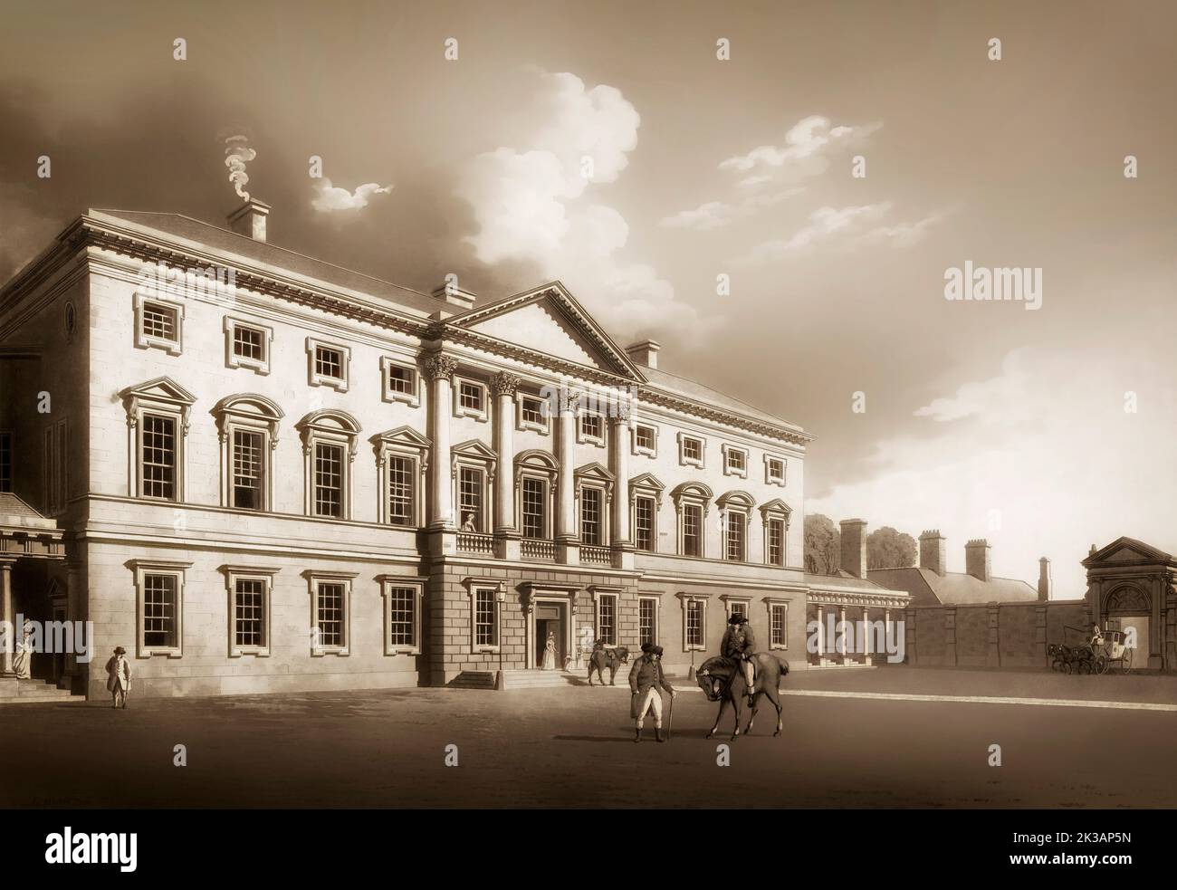 Buckingham Palace, London, England, 1790 Stockfoto