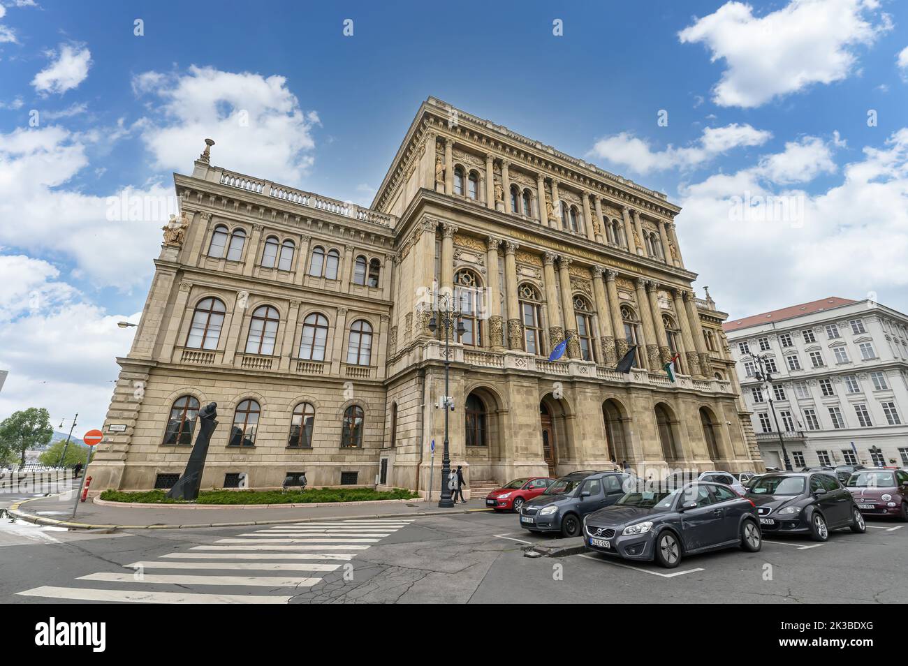 Budapest, Ungarn. Ungarische Akademie der Wissenschaften (MTA - Magyar Tudomanyos Akademia) Stockfoto