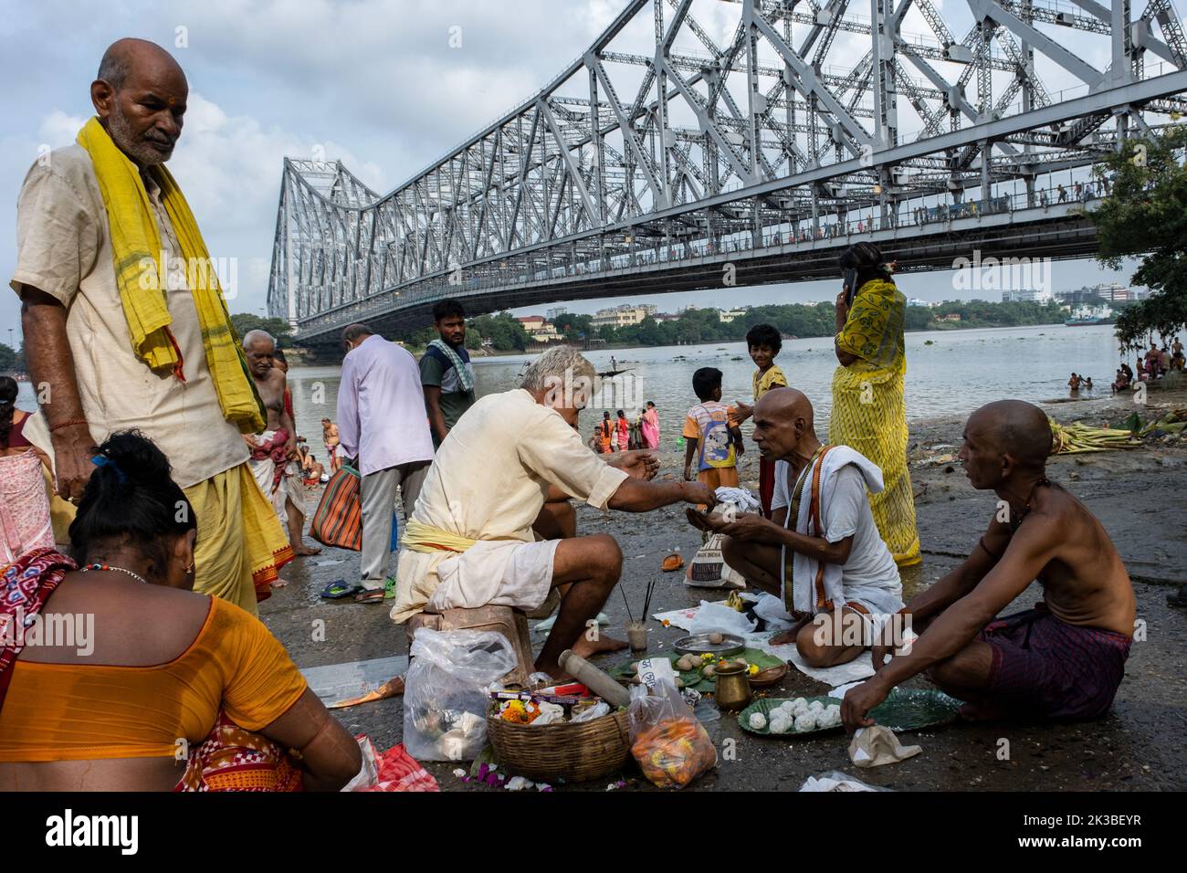 Kalkutta, Indien. 25. September 2022. Heute erlebte Kalkutta aufgrund