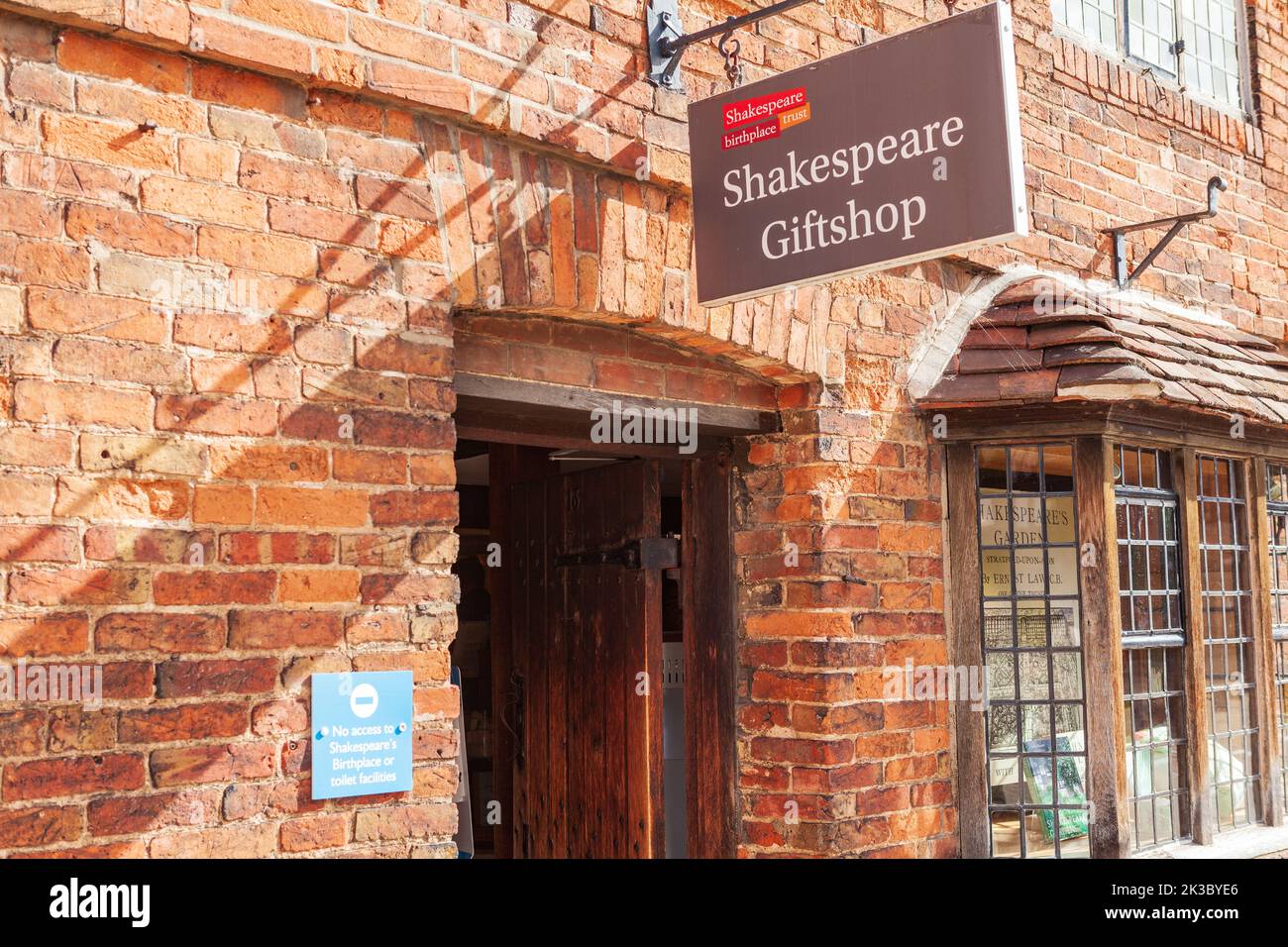 Das Shakespeare-Geschenk in Stratford-upon-Avon Stockfoto