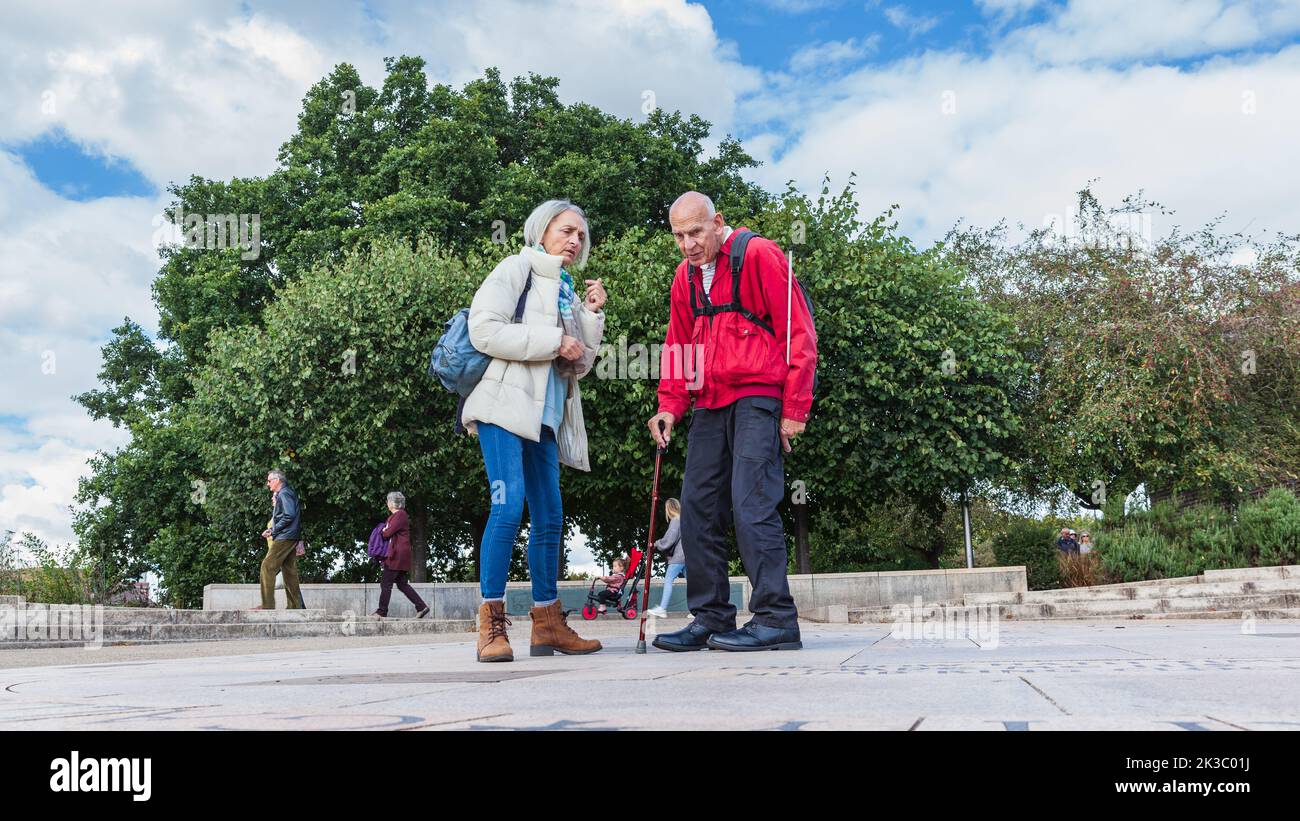Touristen in Stratford-upon-Avon Stockfoto