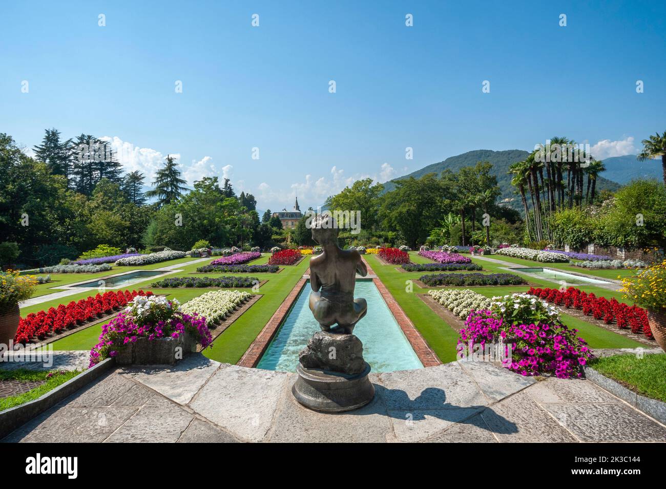 Botanischer Garten der Villa Taranto, Verbania, Piemont, Italien, Europa Stockfoto