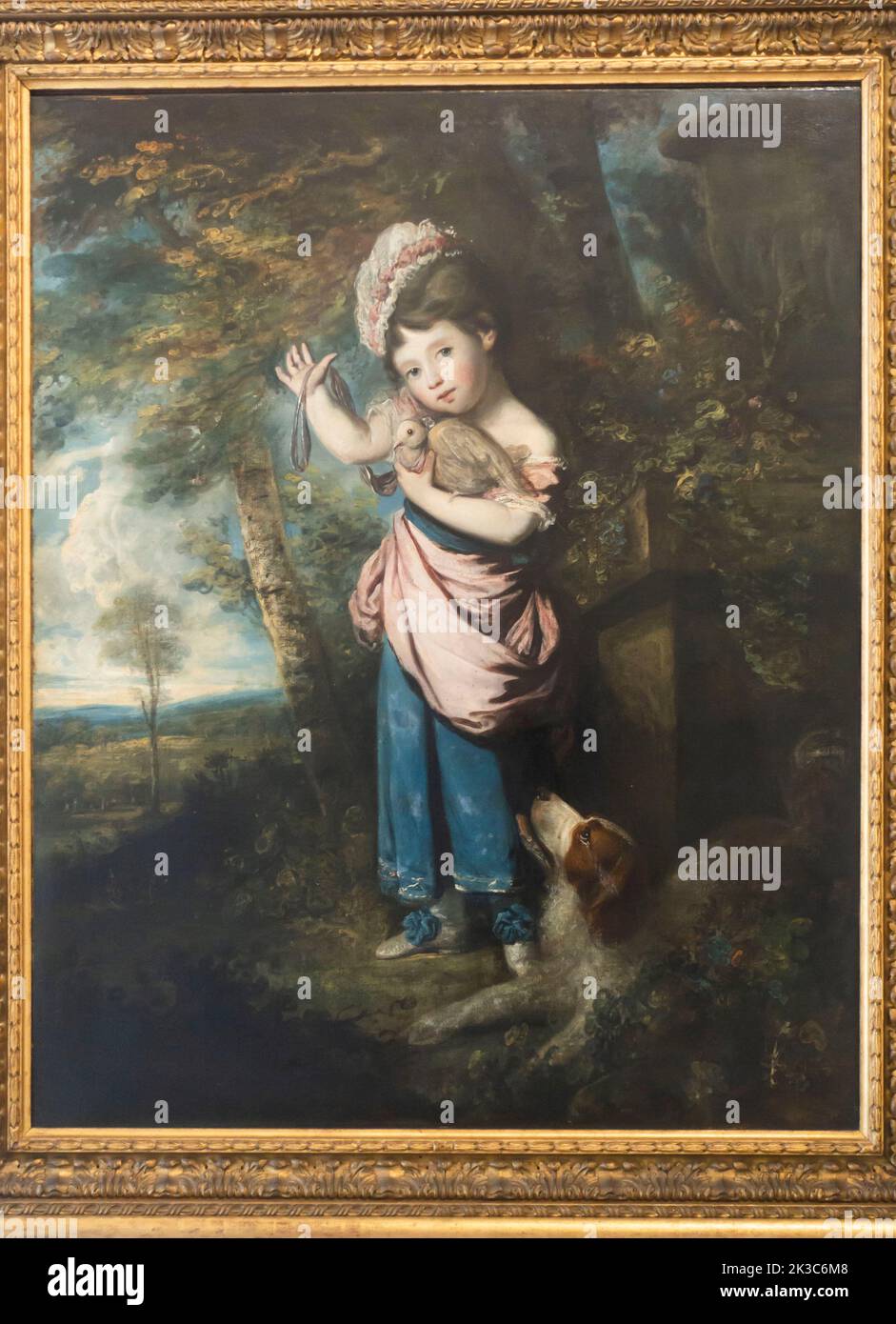Gemälde Öl auf Leinwand - Archimede Tranzi Stockfoto