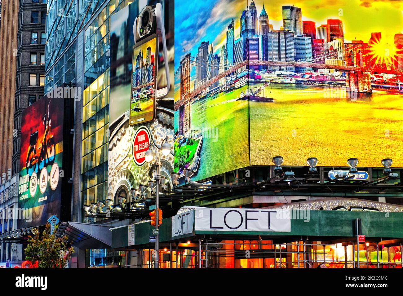 Times Square in Midtown Manhattan, New York City, USA Stockfoto