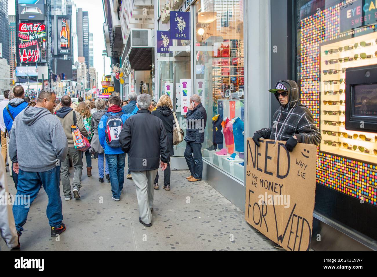 Times Square in Midtown Manhattan, New York City, USA Stockfoto