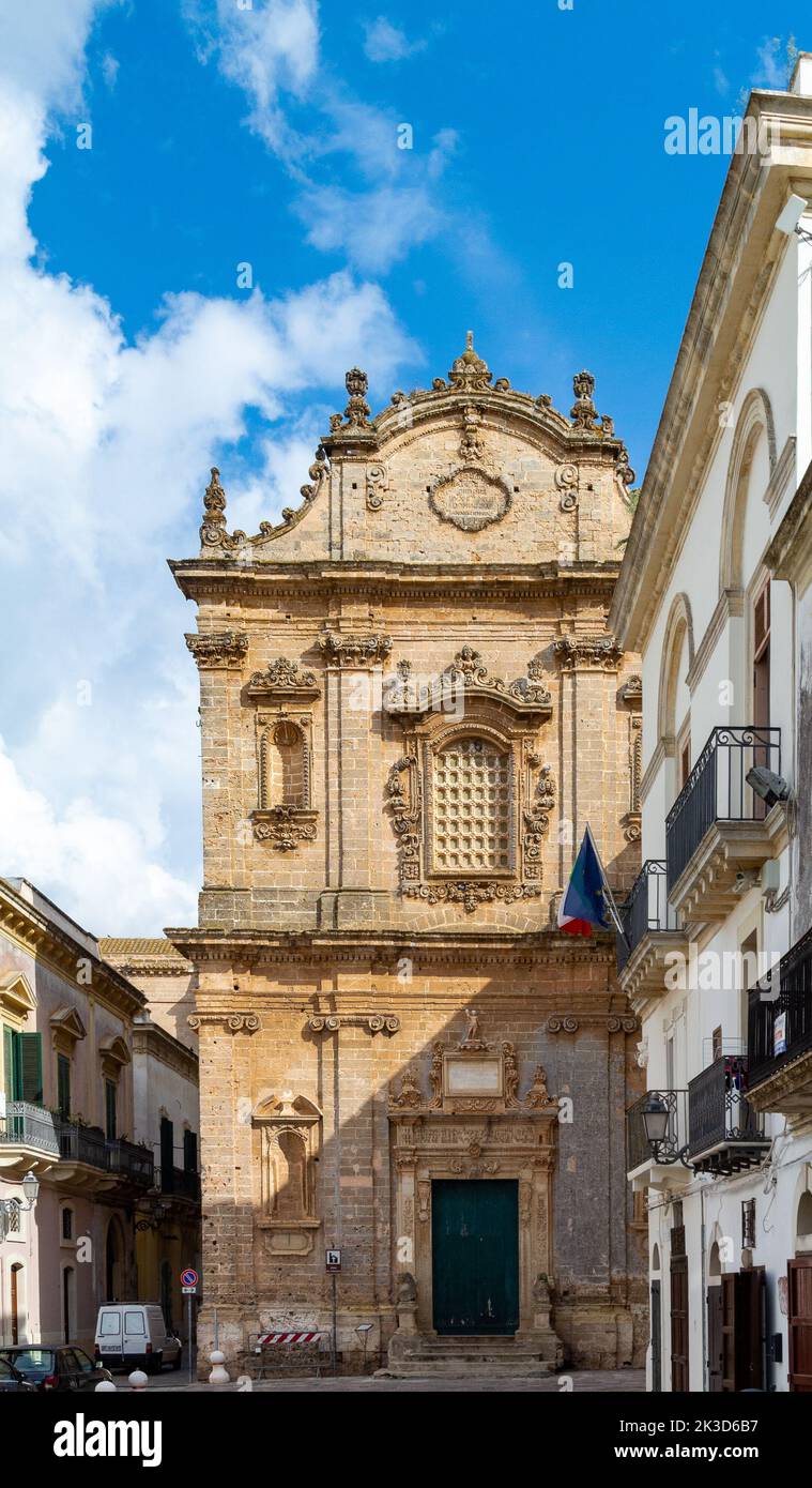 Chiesa di San Sebastiano e San Rocco, GALATONE, Apulien, Salento, Süditalien Stockfoto