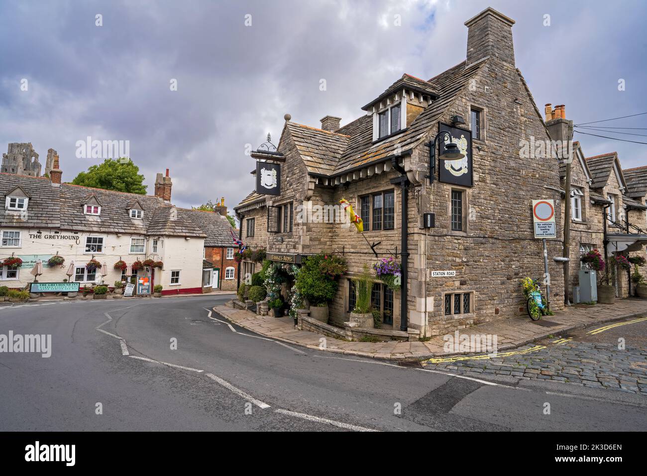 The Bankers Arms, Corfe Castle, Corfe, Wareham, Dorset, England, Großbritannien Stockfoto