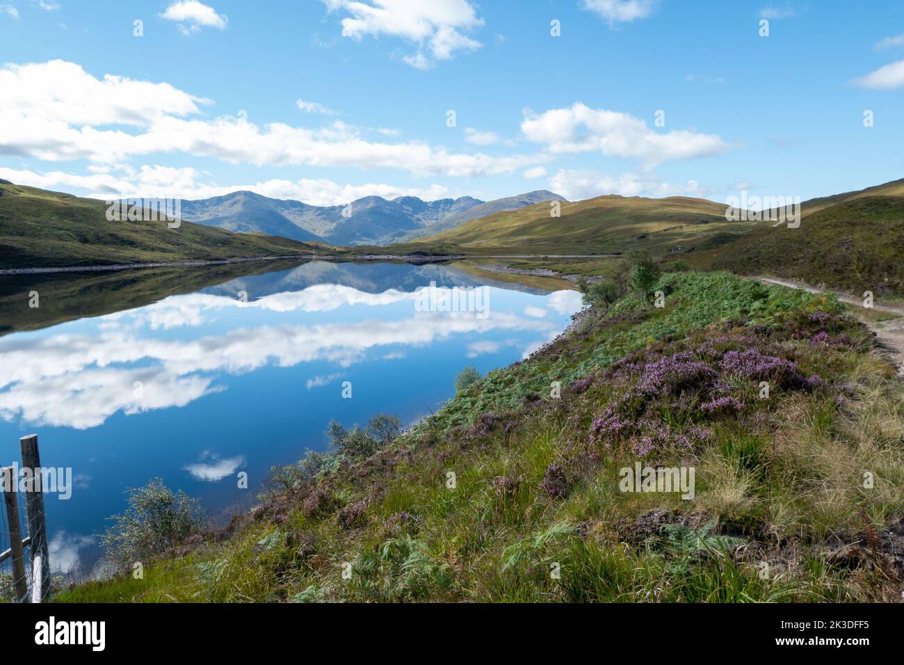 Highlands in der Gegend von Kinlochleven, Schottland Stockfoto