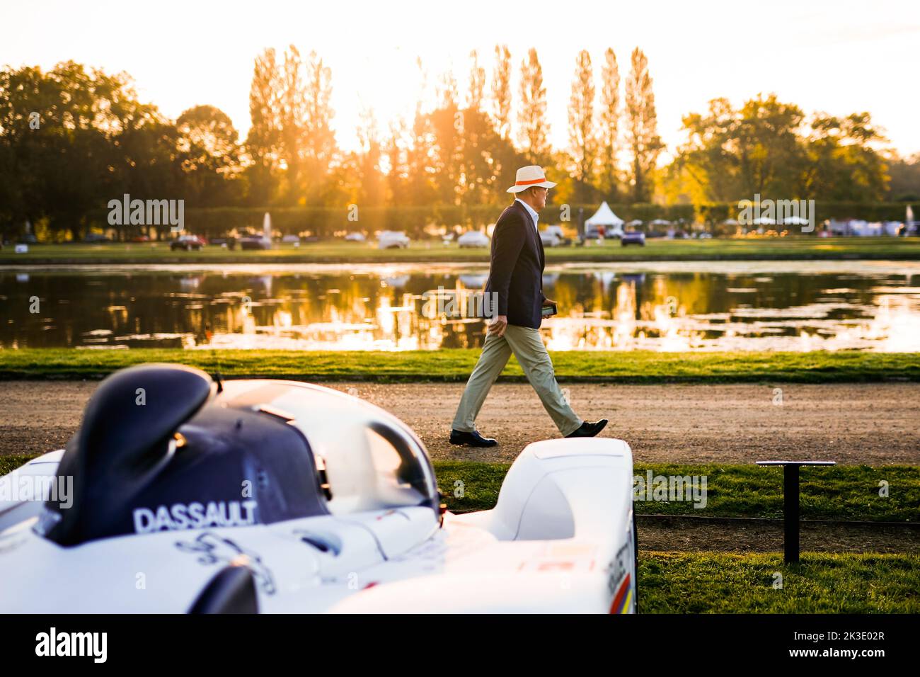 Peugeot 905 Evo 1 bis während der Ausgabe 6. des Chantilly Arts & Elegance - Richard Mille auf der Domaine du Château de Chantilly, vom 24. Bis 25. September 2025 in Chantilly, Frankreich - Foto Antonin Vincent / DPPI Stockfoto