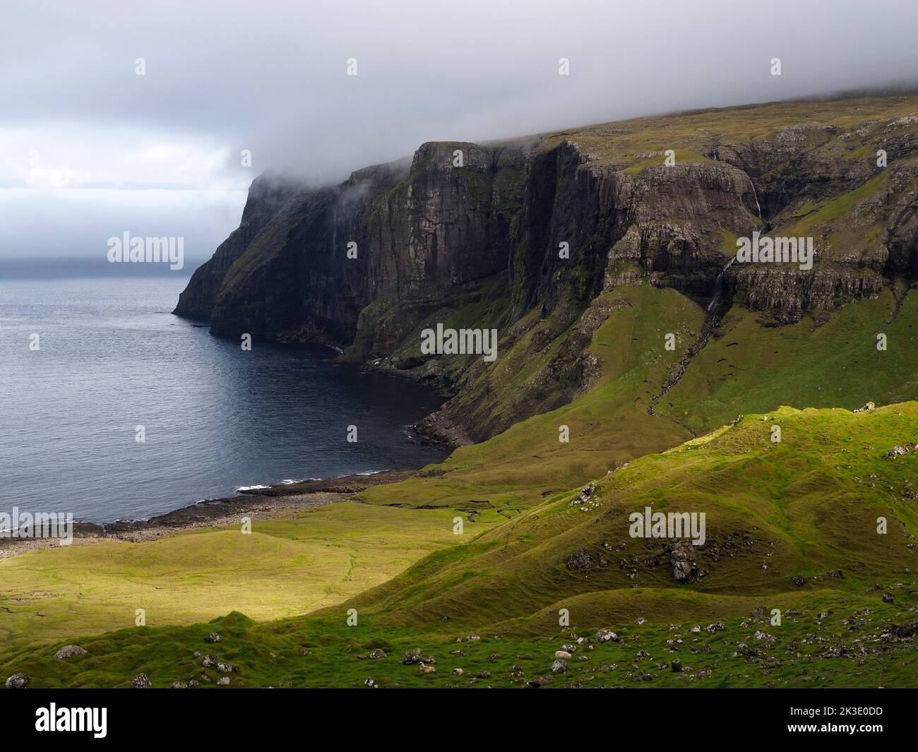 Hvannhagi, Suðuroy, Färöer Stockfoto