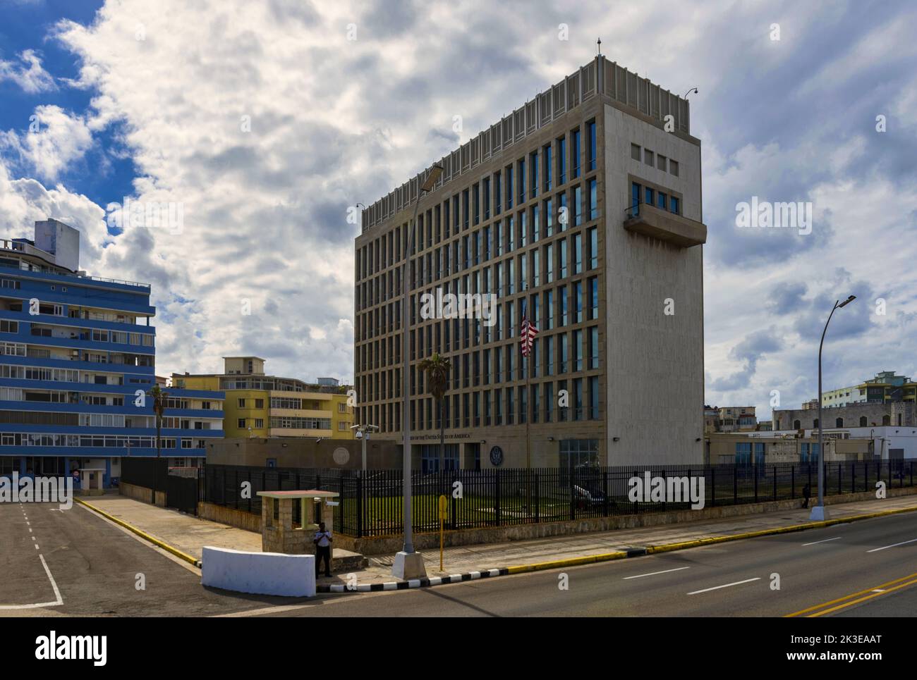 US-Botschaft in Havanna, Kuba Stockfoto