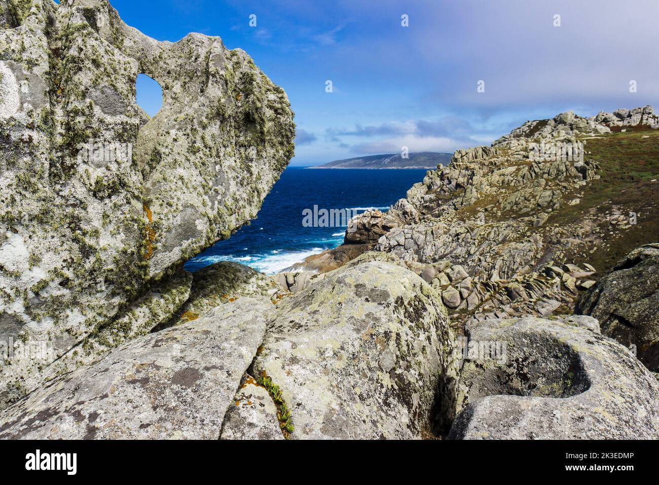 Punta Nariga, Costa de la Morte, Galicien, Spanien Stockfoto