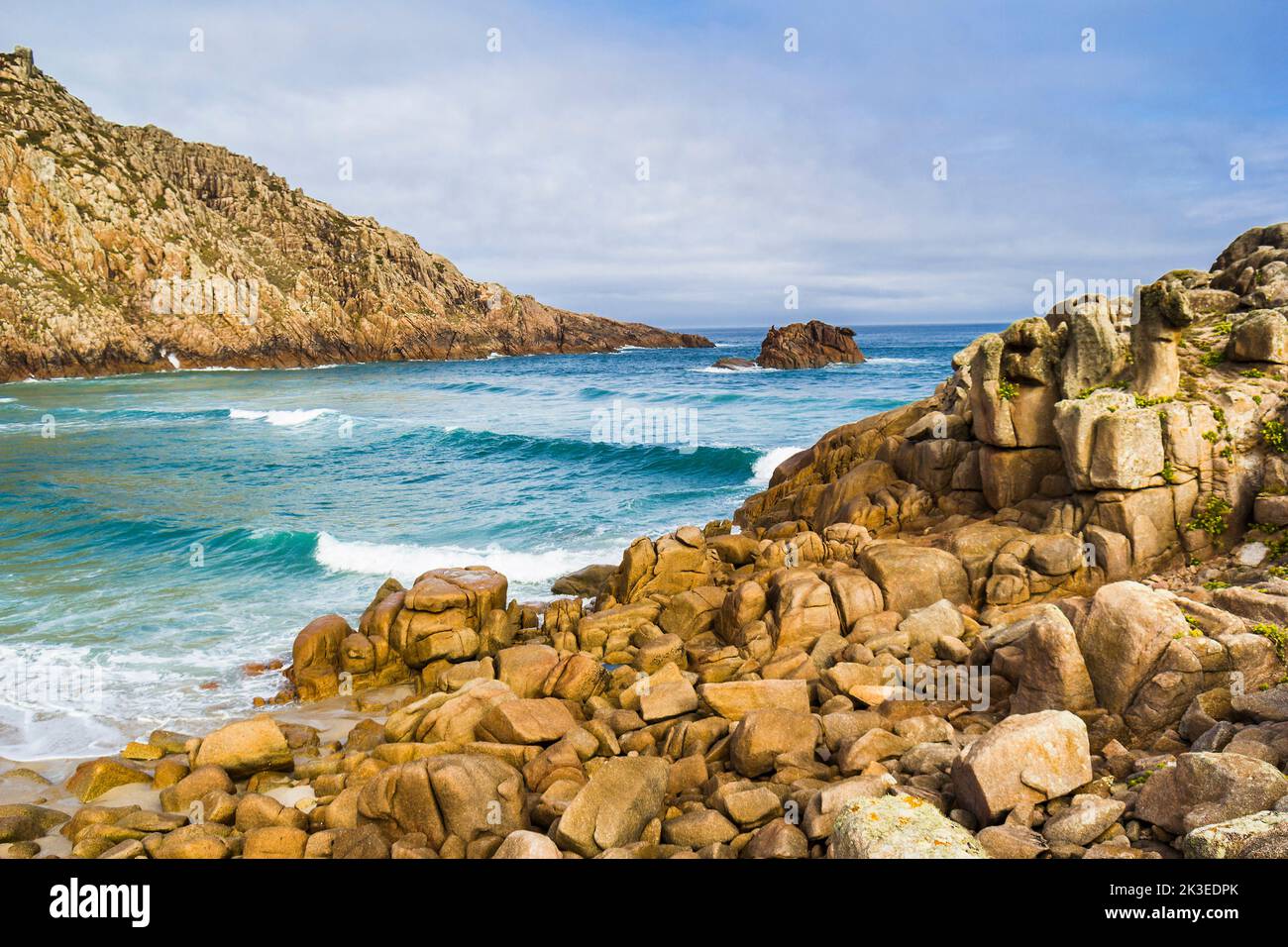 Arnela, Costa de la Morte, Galicien, Spanien Stockfoto