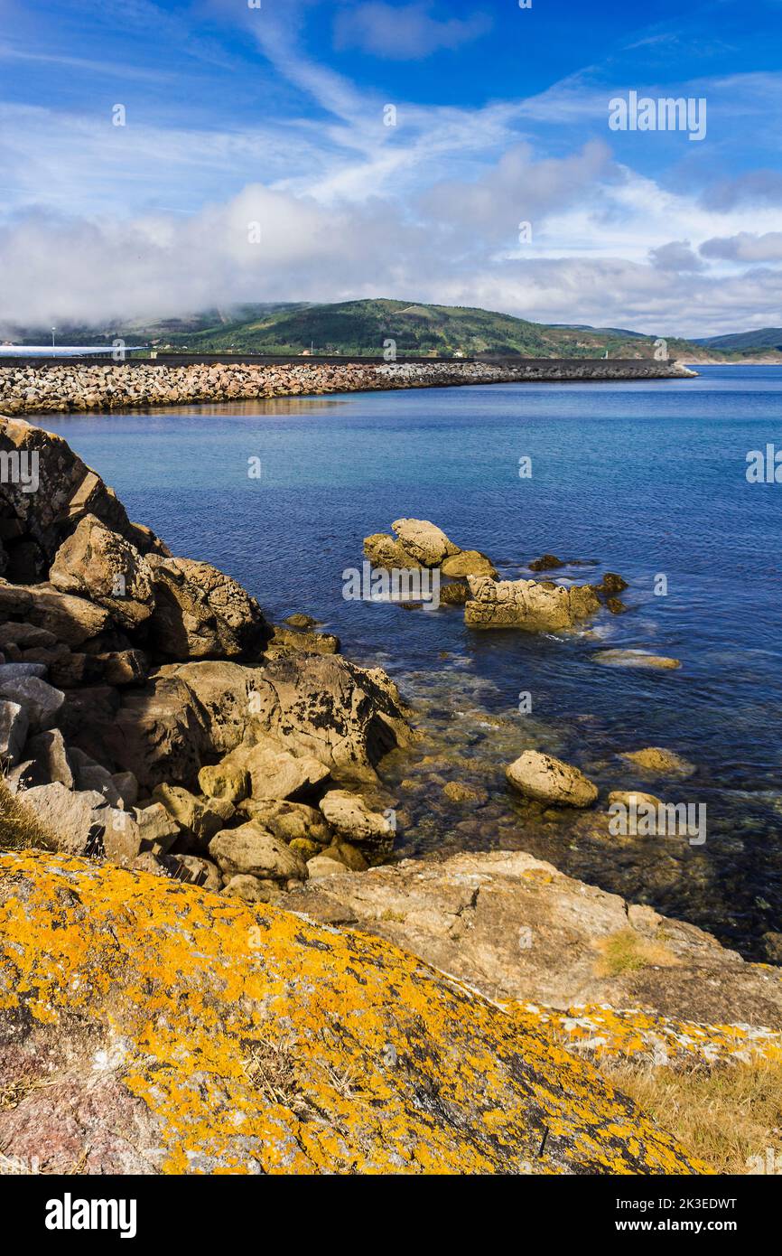 Finisterre Küste, Galicien, Spanien Stockfoto