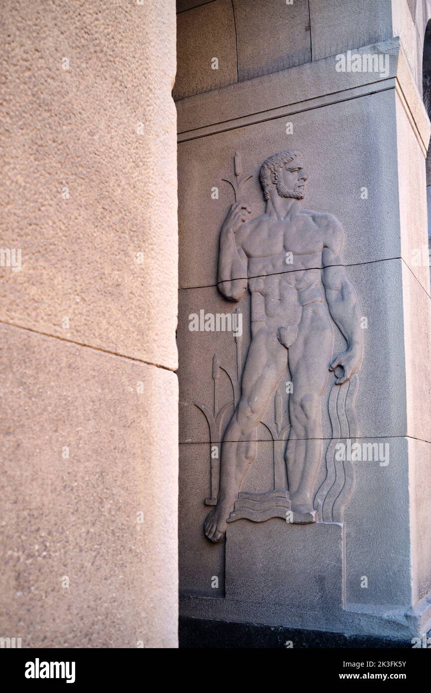 Palazzo della Questura Bologna Italien Stockfoto