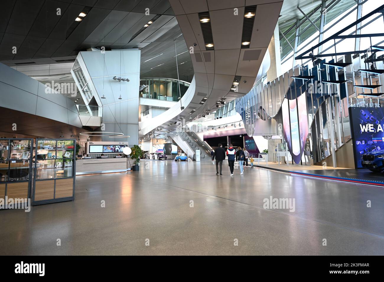 BMW Welt in München, Deutschland Stockfoto