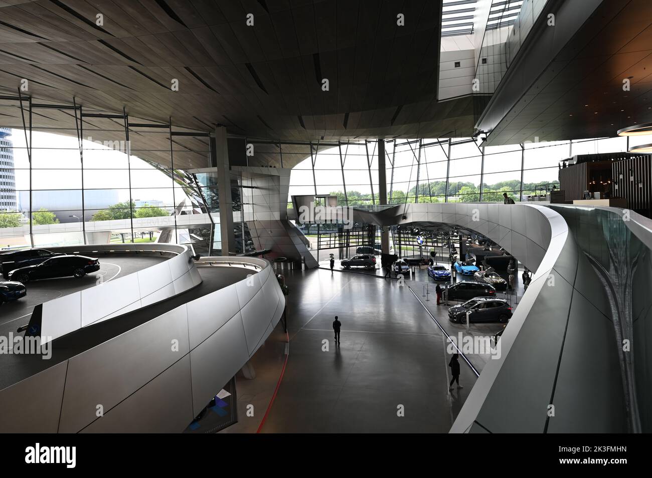 BMW Welt in München, Deutschland Stockfoto