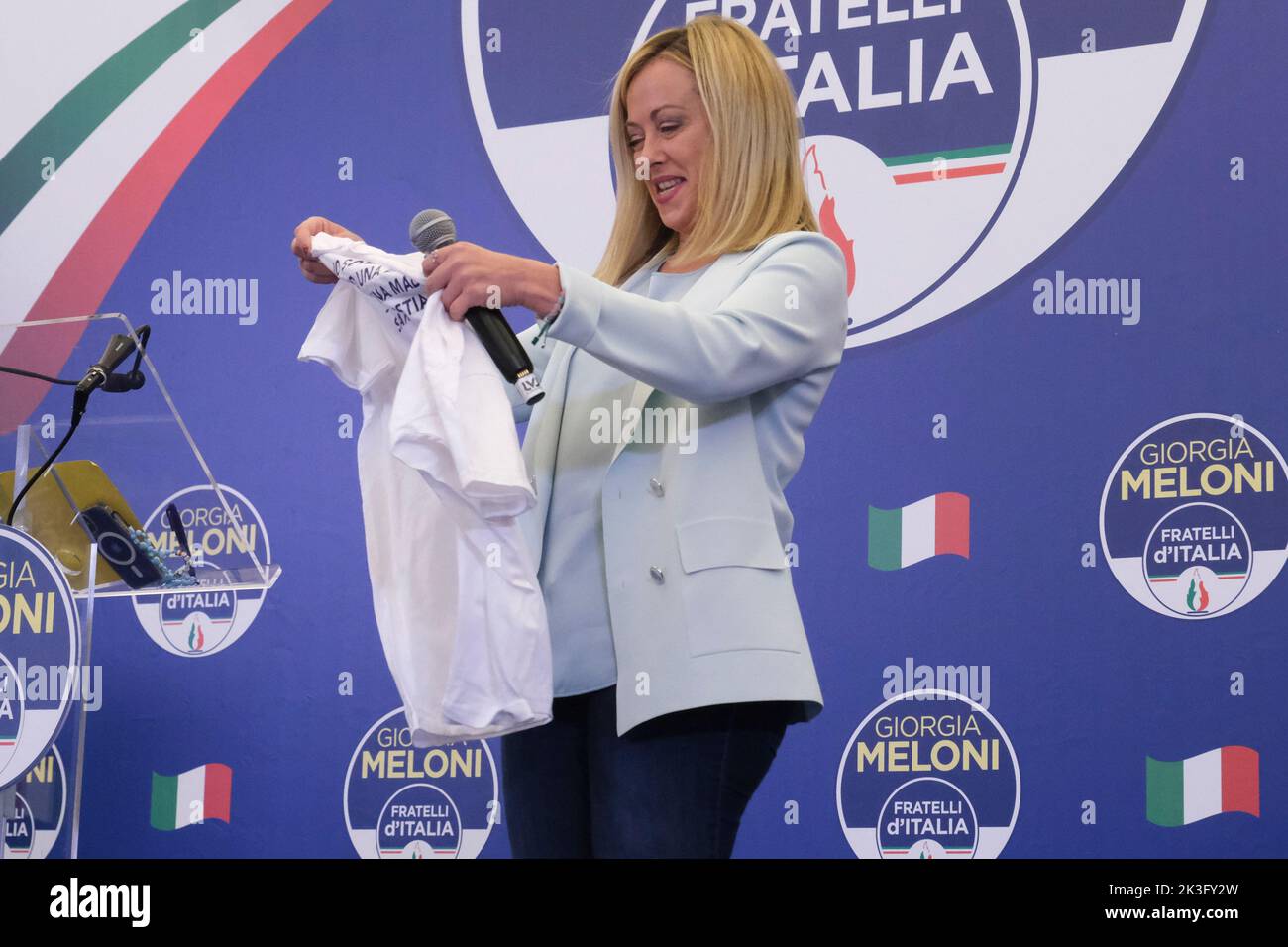 Meloni gewinnt die italienischen Wahlen, fratelli d'italia ist