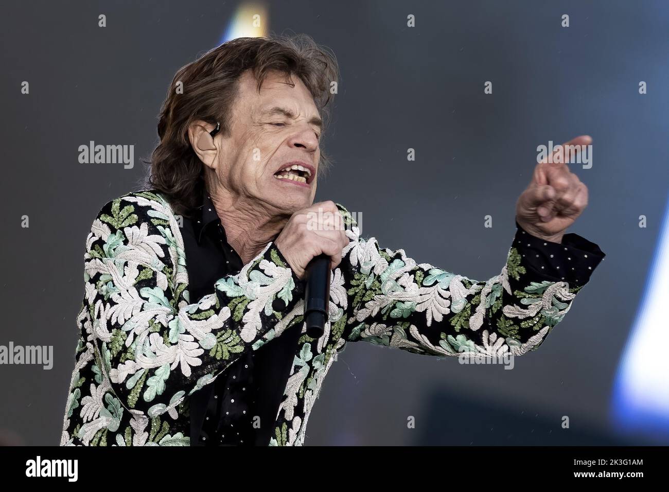 LONDON, ENGLAND: Die Rolling Stones treten auf der Great Oak Stage beim British Summer Time Festival im Hyde Park auf. Mit: Mick Jagger wo: London, Großbritannien Wann: 25 Jun 2022 Credit: Neil Lupine/WENN Stockfoto