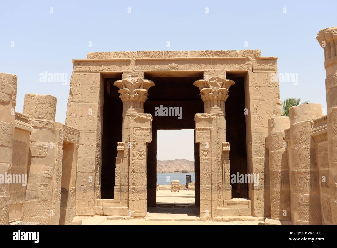 Philae Tempel, Aswan Stockfoto
