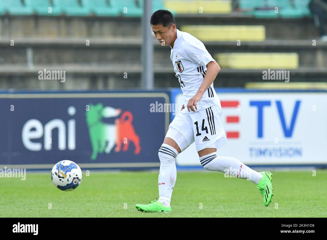 Castel Di Sangro, Abruzzen. 26. September 2022. Hijiri Kato aus Japan während des Freundschaftsspiel U21 Italien-Japan Teofilo Patini Stadion in Castel di Sangro, Italien, 26.. September 2022 Fotografo01 Quelle: Independent Photo Agency/Alamy Live News Stockfoto