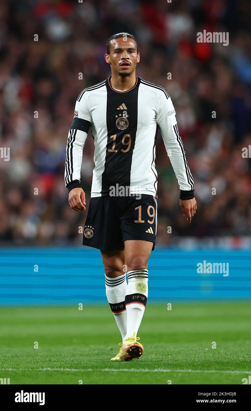 London, England, 26.. September 2022. Leroy Sane von Deutschland während des Spiels der UEFA Nations League im Wembley Stadium, London. Bildnachweis sollte lauten: David Klein / Sportimage Stockfoto