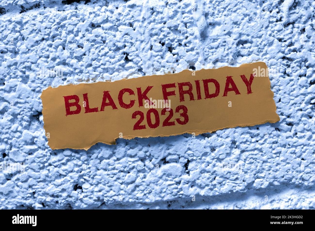 Textunterschrift, die den Frühling anruft. Business Concept Day nach Thanksgiving Discounts Shopping Day Stockfoto