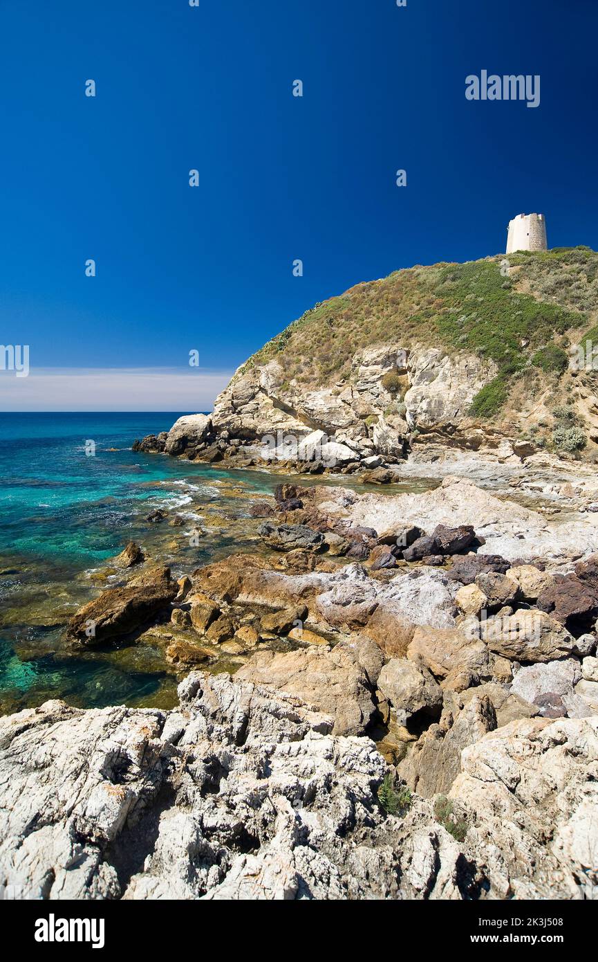 Su Portu, Torre Chia, Domus de Maria, Provincia di Cagliari, Sardinien, Italien, Europa Stockfoto