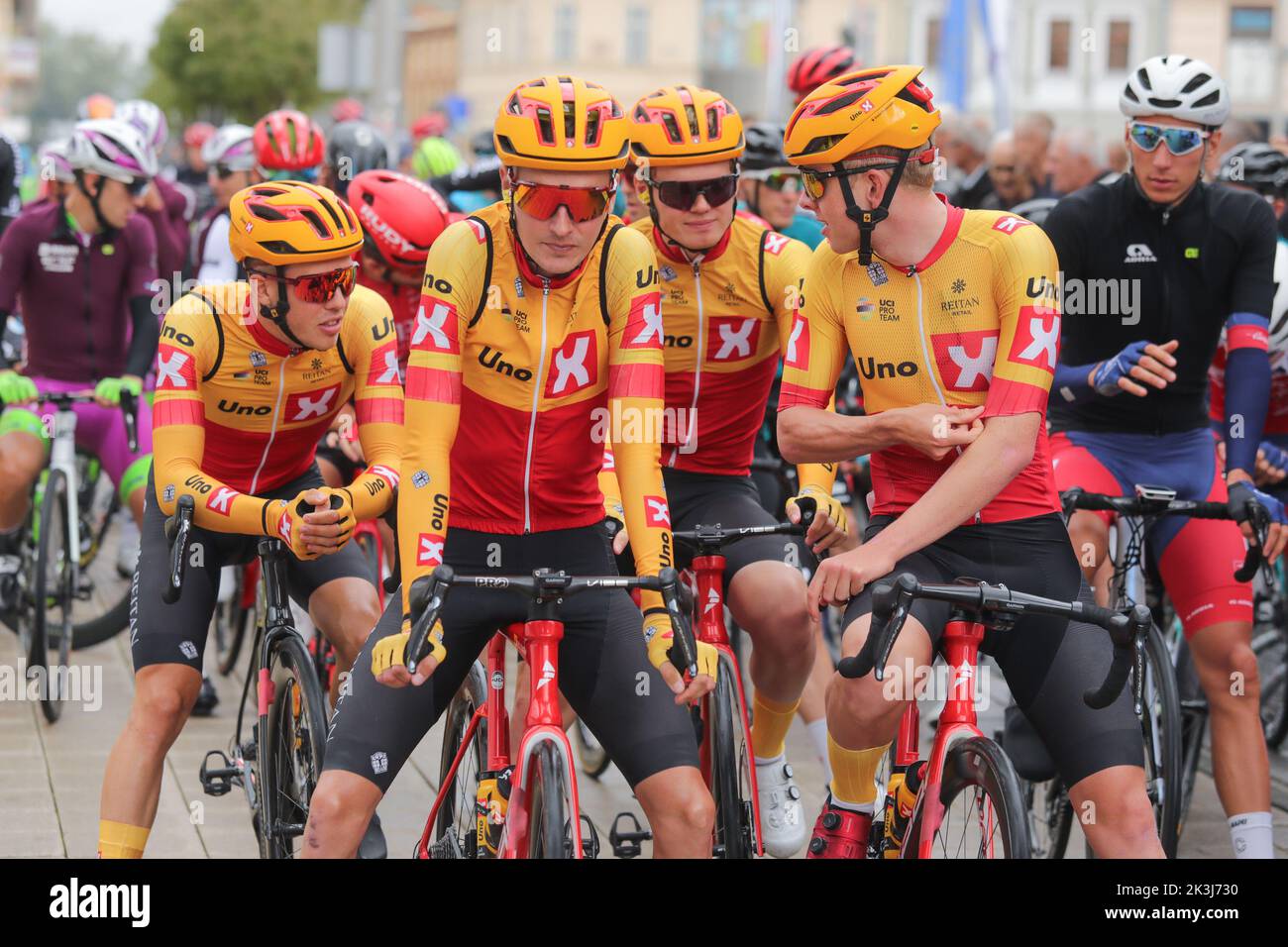 In Der Kroatischen Republik. 27. September 2022. Die erste Etappe des ...