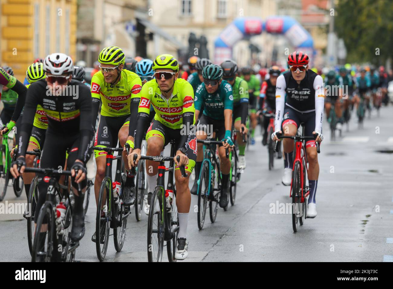 In Der Kroatischen Republik. 27. September 2022. Die erste Etappe des ...