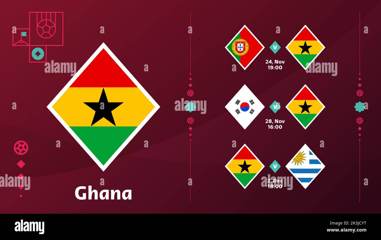 ghanaische Nationalmannschaft Spiele in der letzten Phase der Fußball