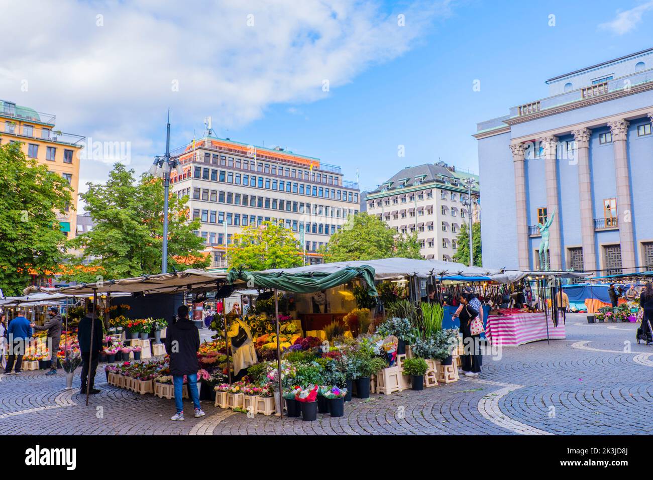 Hötorget, Stockholm, Schweden Stockfoto