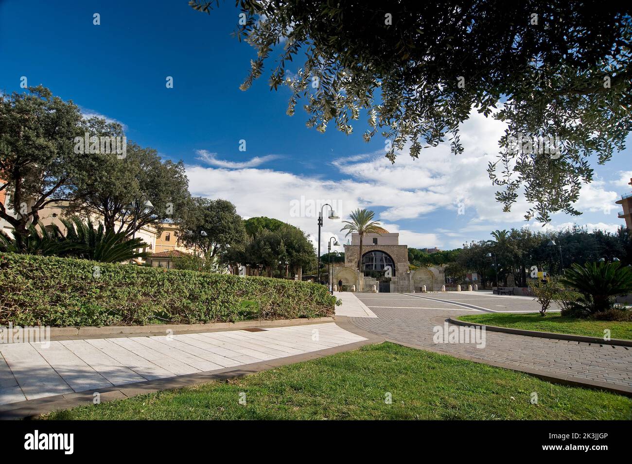 Kirche San Saturnino, Cagliari, Sardinien, Italien Stockfoto