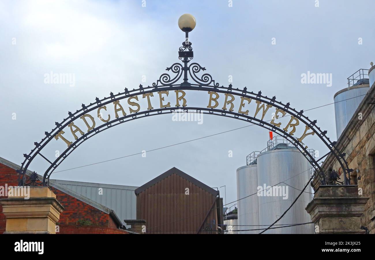 John Smiths, Tadcaster Brewery, High Street, Tadcaster, North Yorkshire, ENGLAND, GROSSBRITANNIEN, LS24 9SA Stockfoto