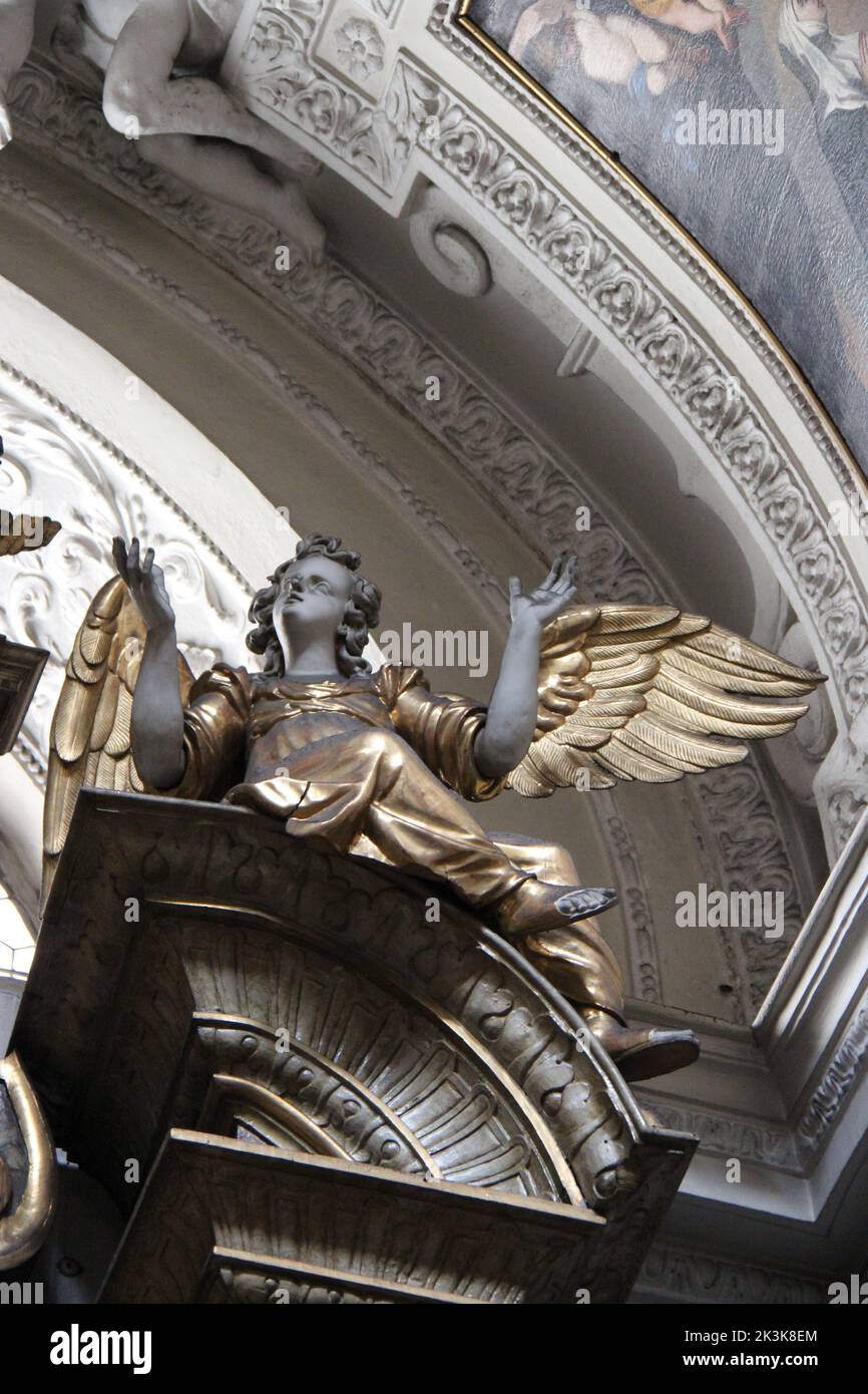 barockkirche in wien (österreich) Stockfoto