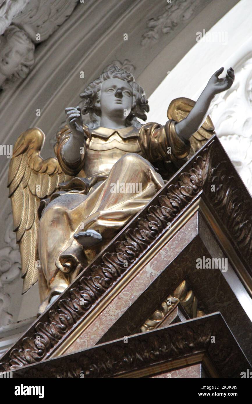 barockkirche in wien (österreich) Stockfoto