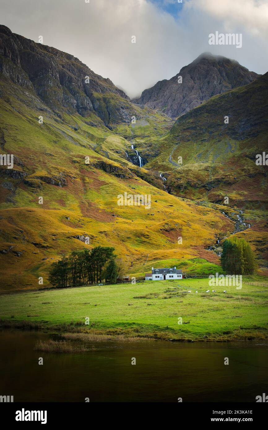 glen coe in Schottland, Großbritannien Stockfoto