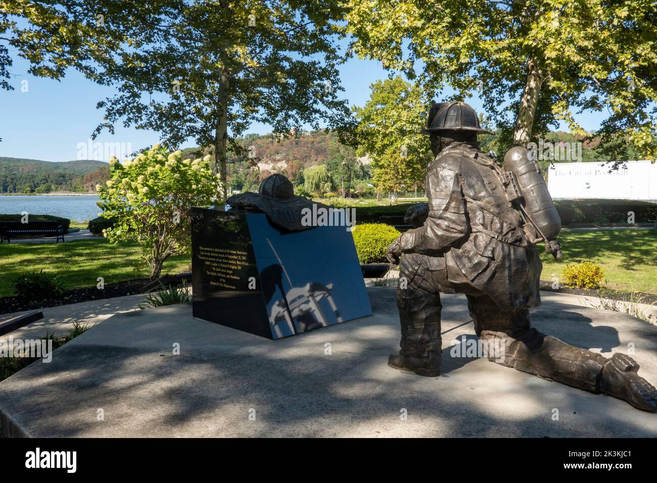 Feuerwehrmann's 9/11 Memorial in Peekskill, New York, USA 2022 Stockfoto
