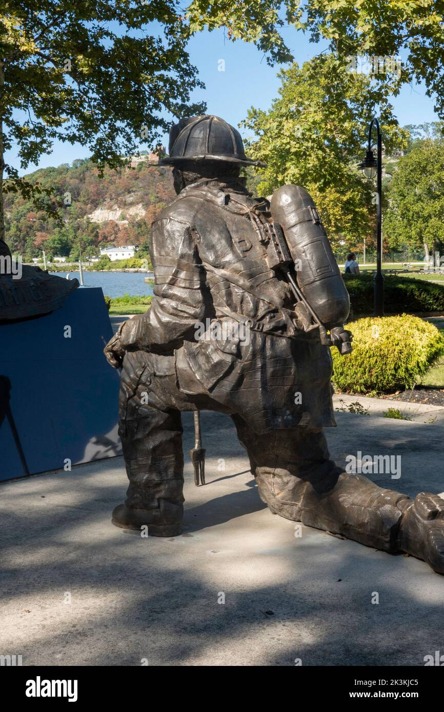 Feuerwehrmann's 9/11 Memorial in Peekskill, New York, USA 2022 Stockfoto