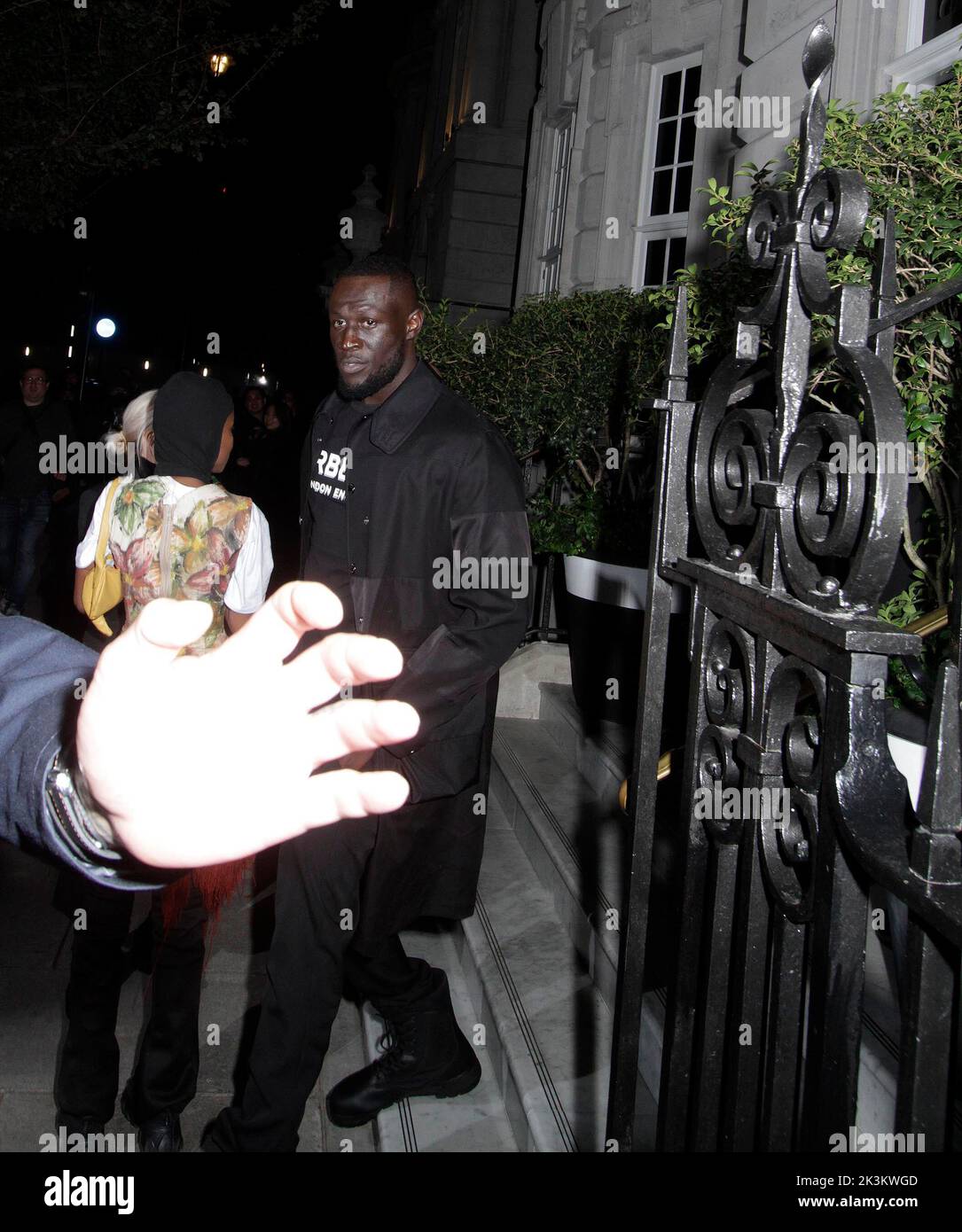 winnie harlow strotzte Natasha poonawalla Naomi campbell Kanye West beim Burberry Party Club 22 Stockfoto