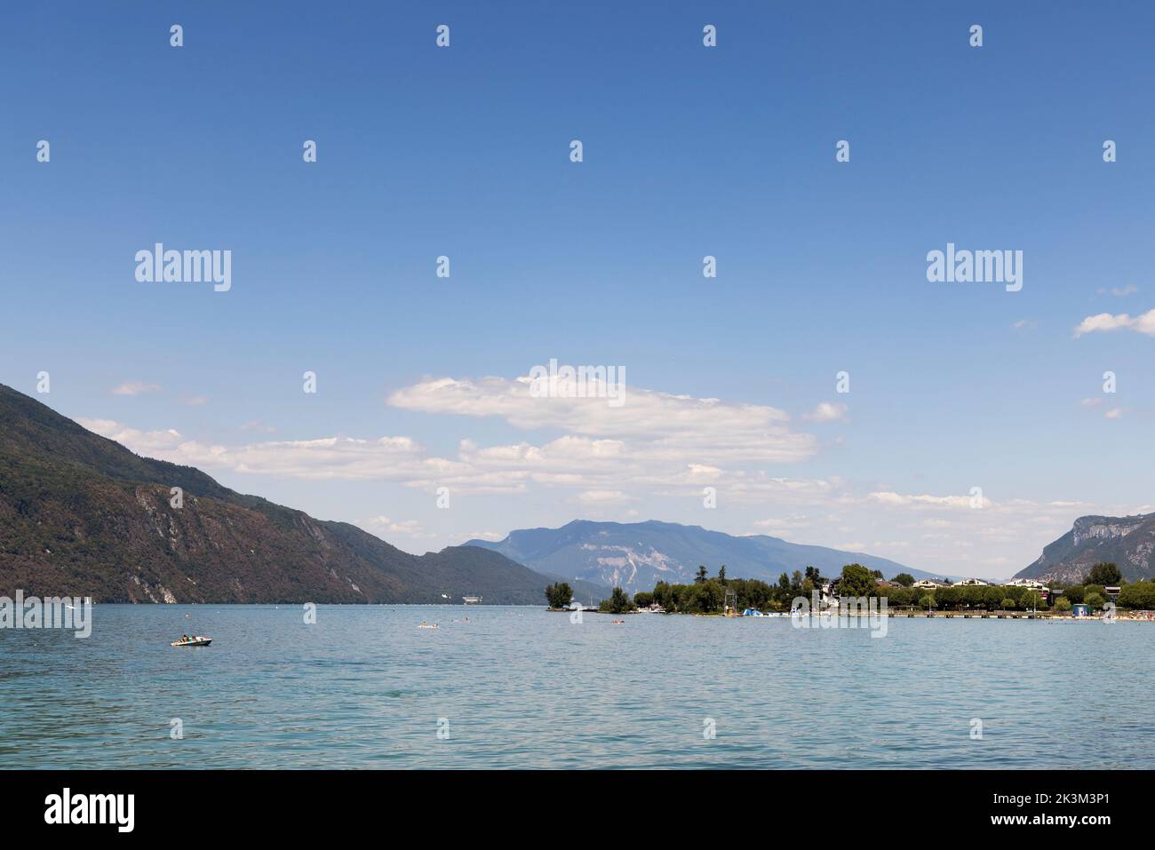 Lac du Bourget, Aix-les-Bains, Savoie, Frankreich Stockfoto