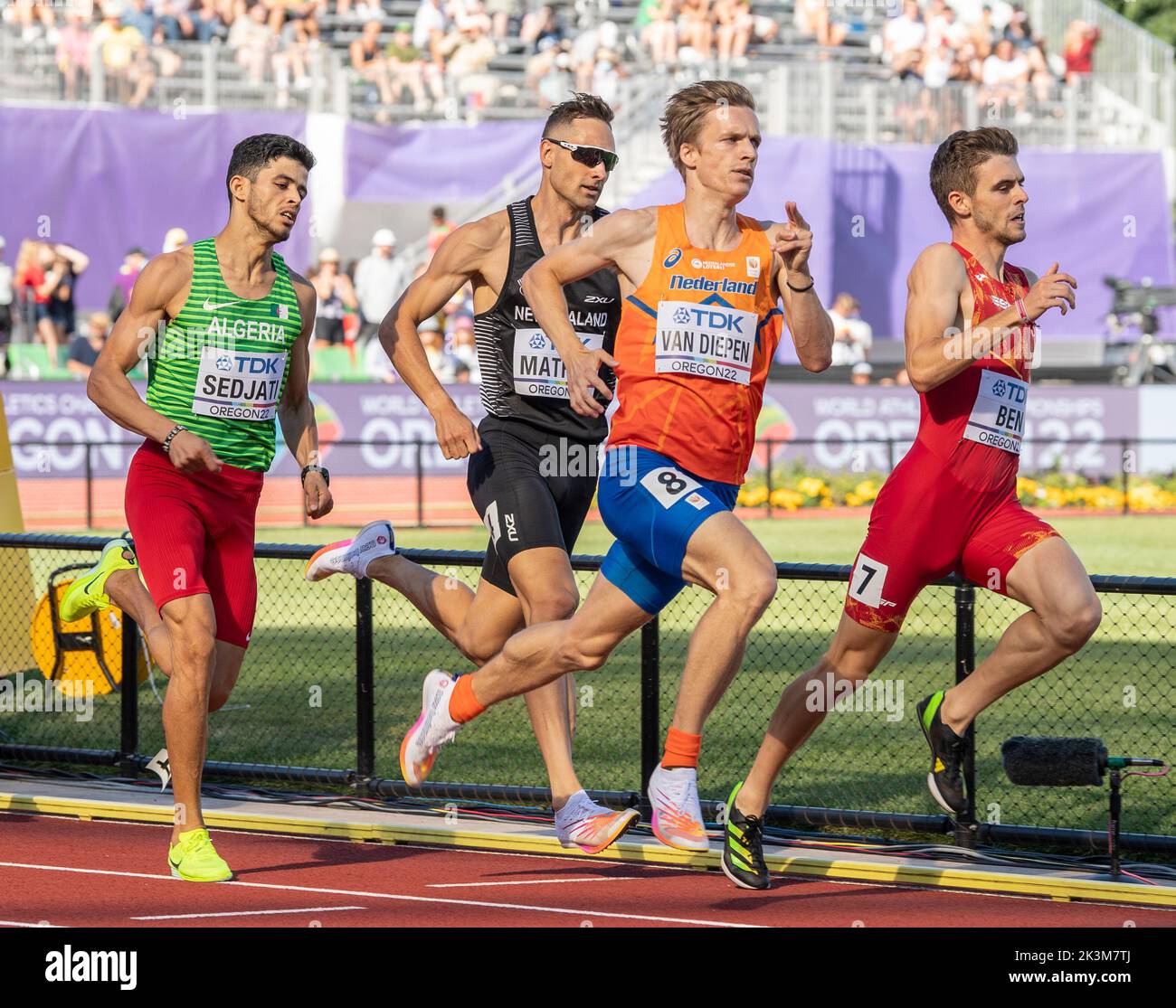 Djamel Sedjati, Tony Van Diepen und Adrián Ben, die bei den