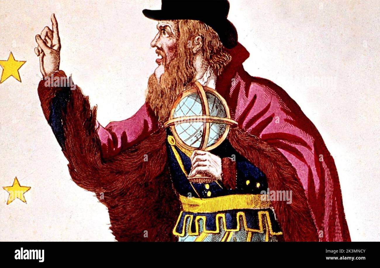 MICHEL de NOSTRADAMUS (1503-1566) französischer Astrologe Stockfoto