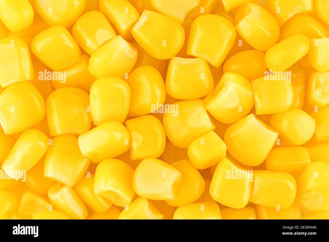 Maiskörner, Getreide, hochwertige Textur Stockfoto
